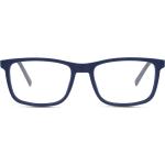 Blaue Timberland Rechteckige Kunststoffbrillen für Herren 