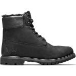 Timberland Womens 6in Premium Shearling Lined Waterproof Boot black 7.5 Wide Fit