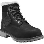 Timberland Youth 6 In Premium Waterproof Shearling Lined Boot black 12.5