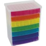 TimeTEX Schubladen-Box Regenbogen, 7-farbig