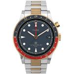 Timex 39 mm Waterbury Traditional GMT Stainless Steel Case Silver/Blue/Two-Tone One Size
