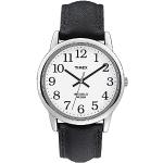 Timex Easy Reader Herren-Armbanduhr, Leder, 35 mm,