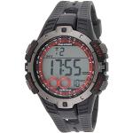 Rote 5 Bar wasserdichte Wasserdichte Timex Marathon Quarz Herrenarmbanduhren mit Digital-Zifferblatt 