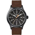 Timex Herren Quarz Uhr mit Leder Armband TW4B12500