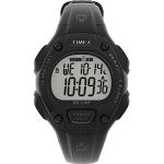 Schwarze 10 Bar wasserdichte Wasserdichte Timex Herrenarmbanduhren aus Kunstharz mit Weltzeit-Zifferblatt zum Laufsport 