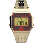 Timex Men's T-80 x Space Invaders 34mm Gold-Tone Digital Watch
