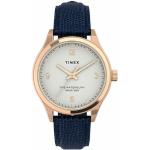 Timex Uhr - Waterbury Leather Watch - in blue - für Damen
