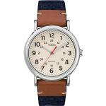 Timex Unisex-Erwachsene Analog Quarz Uhr mit Textil Armband TW2R420009J