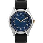 Timex Waterbury TW2W47000 Armbanduhr, für Herren, 39 mm, Lederband mit Schnellwechsel-Funktion