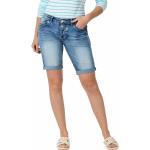 Indigofarbene Timezone Jeans-Shorts aus Denim für Damen für den für den Sommer 