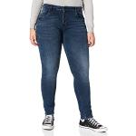 Reduzierte Royalblaue Timezone Slim Fit Jeans aus Denim für Damen Weite 30 