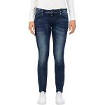 Blaue Timezone Skinny Jeans mit Reißverschluss aus Denim für Damen Weite 26 
