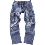 Blaue Loose Fit Timezone Baggy Jeans & Loose Fit Jeans mit Reißverschluss aus Baumwolle für Herren Weite 36 