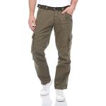 Reduzierte Khakifarbene Loose Fit Timezone Baggy Jeans & Loose Fit Jeans mit Reißverschluss aus Baumwolle für Herren Weite 29 