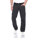 Reduzierte Dunkelgraue Loose Fit Timezone Baggy Jeans & Loose Fit Jeans mit Reißverschluss aus Baumwolle für Herren Weite 34 
