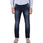 Marineblaue Timezone Slim Fit Jeans aus Denim für Herren Weite 31 