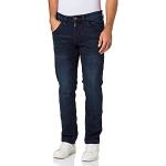 Reduzierte Blaue Timezone Slim Fit Jeans aus Denim für Herren Weite 33 