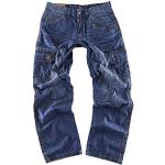 Blaue Loose Fit Timezone Baggy Jeans & Loose Fit Jeans mit Reißverschluss aus Denim für Herren Weite 30 