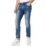 Reduzierte Timezone Slim Fit Jeans mit Knopf aus Denim für Herren Größe M Weite 38 