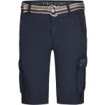 Marineblaue Timezone Cargo-Shorts mit Gürtel für Herren 