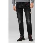 Reduzierte Schwarze Timezone 5-Pocket Jeans aus Baumwolle für Herren Größe XXL 