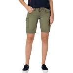 Grüne Unifarbene Timezone Nali Cargo-Shorts & kurze Cargohosen mit Reißverschluss aus Baumwolle für Damen Größe XS 