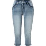 Aquablaue Timezone Slim Fit Jeans aus Denim für Damen 