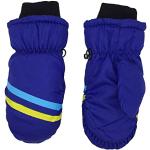 Blaue Fingerlose Kinderhandschuhe & Halbfinger-Handschuhe für Kinder für Babys für den für den Winter 