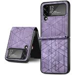 Violette Samsung Galaxy Z Flip Cases Art: Flip Cases mit Bildern aus Leder 