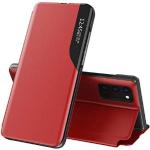 Rote Elegante Samsung Galaxy S21 5G Hüllen Art: Flip Cases mit Bildern kratzfest 