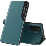 Grüne Elegante Samsung Galaxy S24+ Hüllen Art: Flip Cases mit Bildern kratzfest 