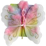 Pinke Schmetterlingsflügel für Kinder 