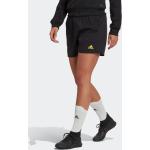 Reduzierte Schwarze adidas Tiro High Waist Shorts aus Twill für Damen Größe S 