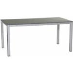 Tisch Elements aus Aluminium von MWH ca. 160x90cm silber_360005