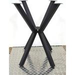 Dunkelgraue Industrial Esstisch-Gestelle aus Metall Breite 100-150cm, Höhe 100-150cm, Tiefe 0-50cm 