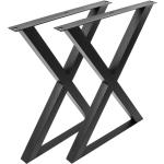 Reduzierte Schwarze Tischbeine & Tischfüße aus Metall Breite über 500cm, Höhe 50-100cm, Tiefe 0-50cm 