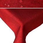Rote Brilliant Gartentischdecken aus Stoff 