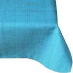 Blaue Melierte Rechteckige eckige Tischdecken aus Polyester schmutzabweisend 