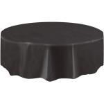 Schwarze Unique Strasssteine Runde Runde Tischdecken aus Textil 