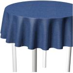 Blaue Runde runde Tischdecken 140 cm 