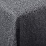 Reduzierte Graue Woltu Rechteckige eckige Tischdecken aus Polyester schmutzabweisend 