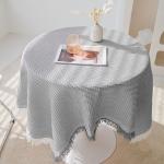 Weiße Runde Tischdecken mit Durchmesser 130 cm günstig online kaufen