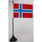 Norwegen Flaggen & Norwegen Fahnen mit Ständer 