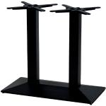 Schwarze Schreibtisch-Gestelle aus Gusseisen Breite 50-100cm, Höhe 50-100cm, Tiefe 0-50cm 