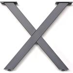 Schwarze Moderne Esstisch-Gestelle matt aus Metall Breite 50-100cm, Höhe 50-100cm, Tiefe 50-100cm 