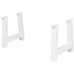 Weiße Möbel Kraft Tischgestelle & Tischkufen aus Metall Breite 50-100cm, Höhe 50-100cm, Tiefe 0-50cm 2-teilig 