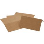 Braune Buttinette Tischkarten & Platzkarten aus Papier 25-teilig 