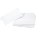 Weiße Buttinette Tischkarten & Platzkarten aus Papier 25-teilig 