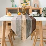 Reduzierte Braune Moderne Tischläufer aus Holz 