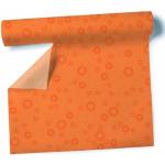 Orange Unifarbene Tischläufer aus Textil 